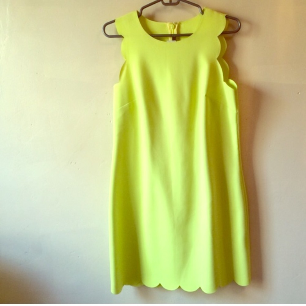 J Crew Scalloped Hem Dress